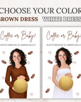 Coffee Themed Baby Shower Game Custom A Baby Is Brewing Baby Shower Scratch Off Game Coffee or Baby? Boho Cafe Bebe Baby Shower Game