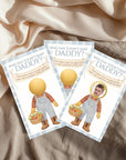 Custom Locally Grown Boy Baby Shower Game, Blue Gingham Farmer's Market Theme Who Has Today's Baby Daddy? Scratcher Activity