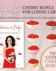 Custom Cherry On Top Baby Shower Game Cherry Themed Baby Shower Scratch Off Game Funny She's The Cherry On Top Party Game Cherries or Baby?