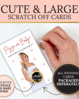 Special Delivery Baby Shower Game Pizza Baby Shower Scratch Off Game Pizza Themed Slice Slice Baby Ciao Bambino Italian Baby Shower Printed