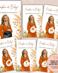 Custom Little Pumpkin Baby Shower Scratch Off Game Fall Pumpkin Themed Baby Shower Game Funny Fall In Love Activity Printed Boho Fun FALL01 - CÔTIER BRAND