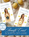 PRINTED + SHIPPED Personalized Ciao Bambino Baby Shower Game Italian Themed Baby Shower Lemons or Baby Shower Activity Citrus - CÔTIER BRAND