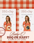 Baby Shower Game Barbeque Scratch Off Game