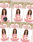 PRINTED + SHIPPED Sweet Berry Baby Shower Party Game Strawberry Themed Baby Shower Scratch Off Game Strawberries or Baby Shower Summer Idea - CÔTIER BRAND