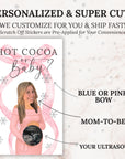 Personalized Baby It's Cold Outside Baby Shower Game Girl Winter Baby Shower Pink Christmas Themed Baby Shower Scratch Off Game Coquette Bow - CÔTIER BRAND