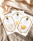 PRINTED + SHIPPED Vintage Victorian Bridal Shower Scratch Off Game Purple High Tea Bridal Shower Game Lilac Bridal Shower Tea Party Custom