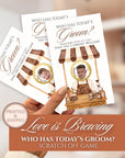 Personalized Love Is Brewing Bridal Shower Scratch Off Game Who Has Today's Groom Scratch Off Game Coffee Themed Wedding Shower Printed - CÔTIER BRAND