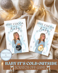 Personalized Baby It's Cold Outside Baby Shower Game Boy Winter Baby Shower Blue Christmas Themed Baby Shower Scratch Off Game Coquette Bow - CÔTIER BRAND
