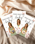 Baby Shower Game Baby In Bloom Scratch Off Game Boho A Little Wildflower Baby Shower Game Butterflies Floral Printed - CÔTIER BRAND