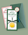 Custom Christmas Gift Voucher For Christmas Scratch Off Surprise Trip Reveal Holiday Theme Custom Christmas Ornament Voucher - CÔTIER BRAND