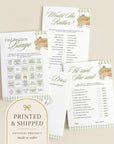 Personalized Shes Fresh Off The Market Game Bundle, Sage Green Guess The Dress, Would She Rather, He Said She Said, Find The Guest Bingo