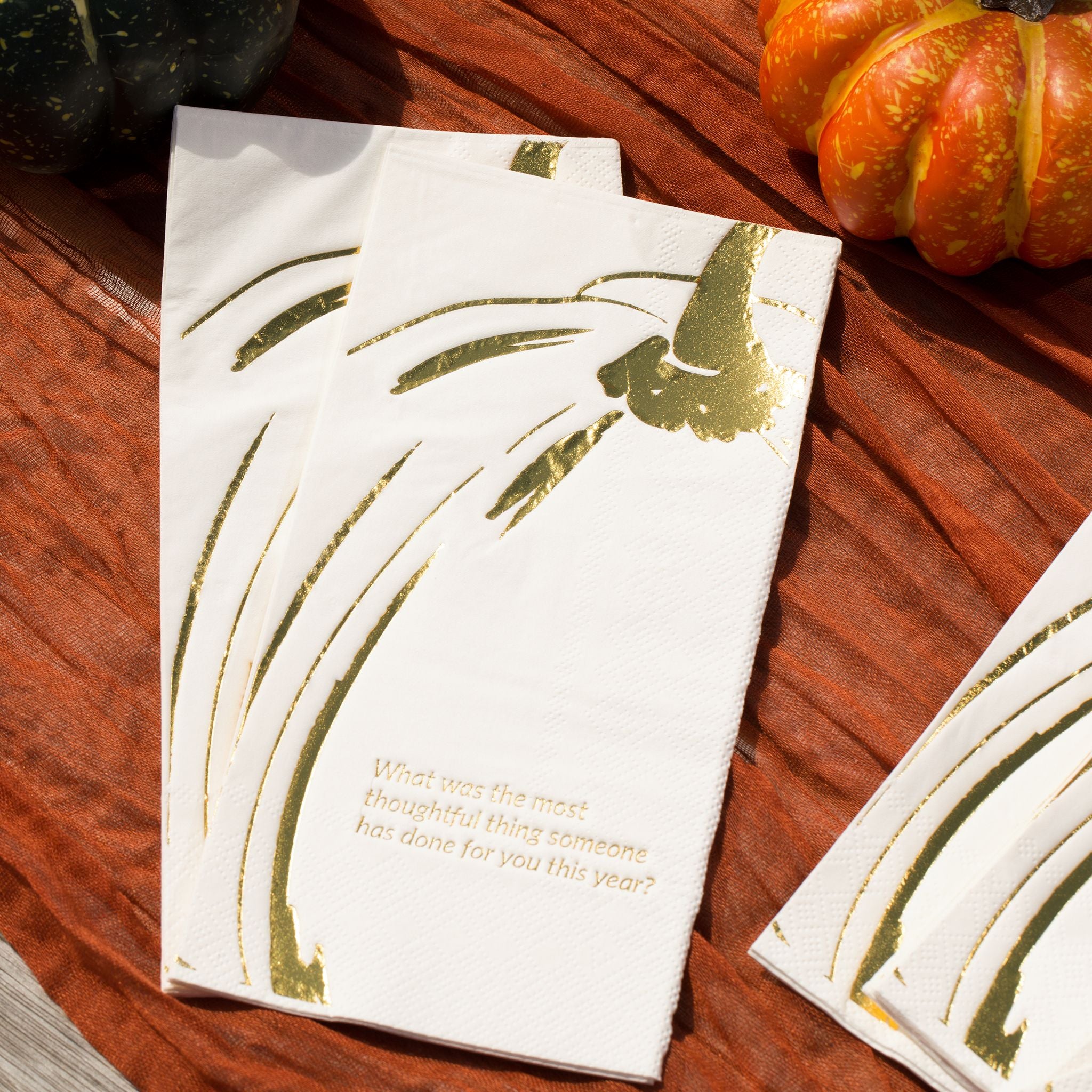 Convokins - Thanksgiving Dinner Napkins - CÔTIER BRAND