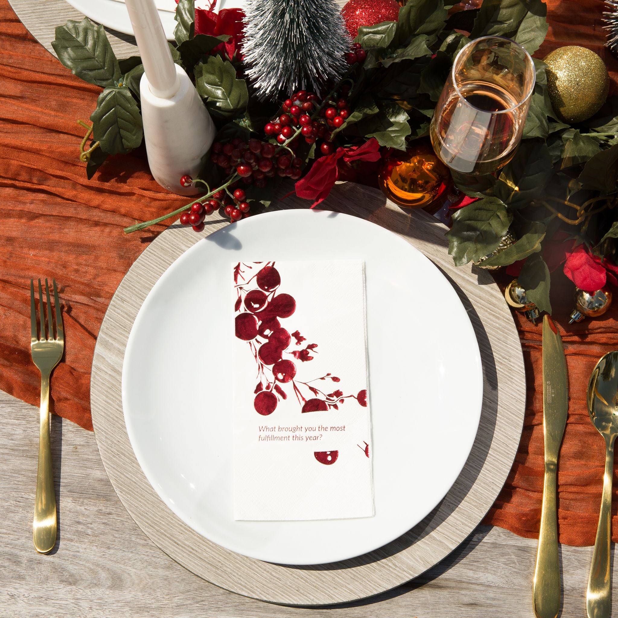 Convokins - Christmas Dinner Napkins - CÔTIER BRAND