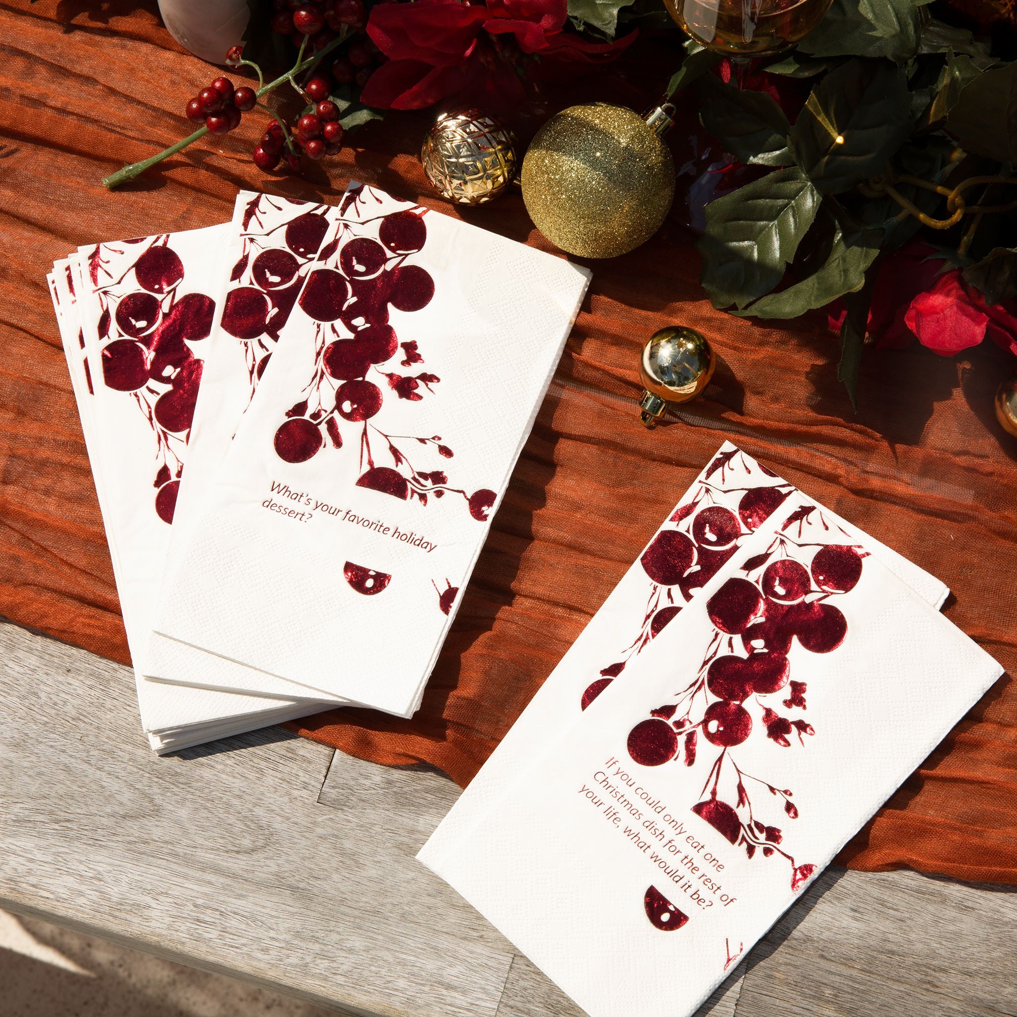 Convokins - Christmas Dinner Napkins - CÔTIER BRAND