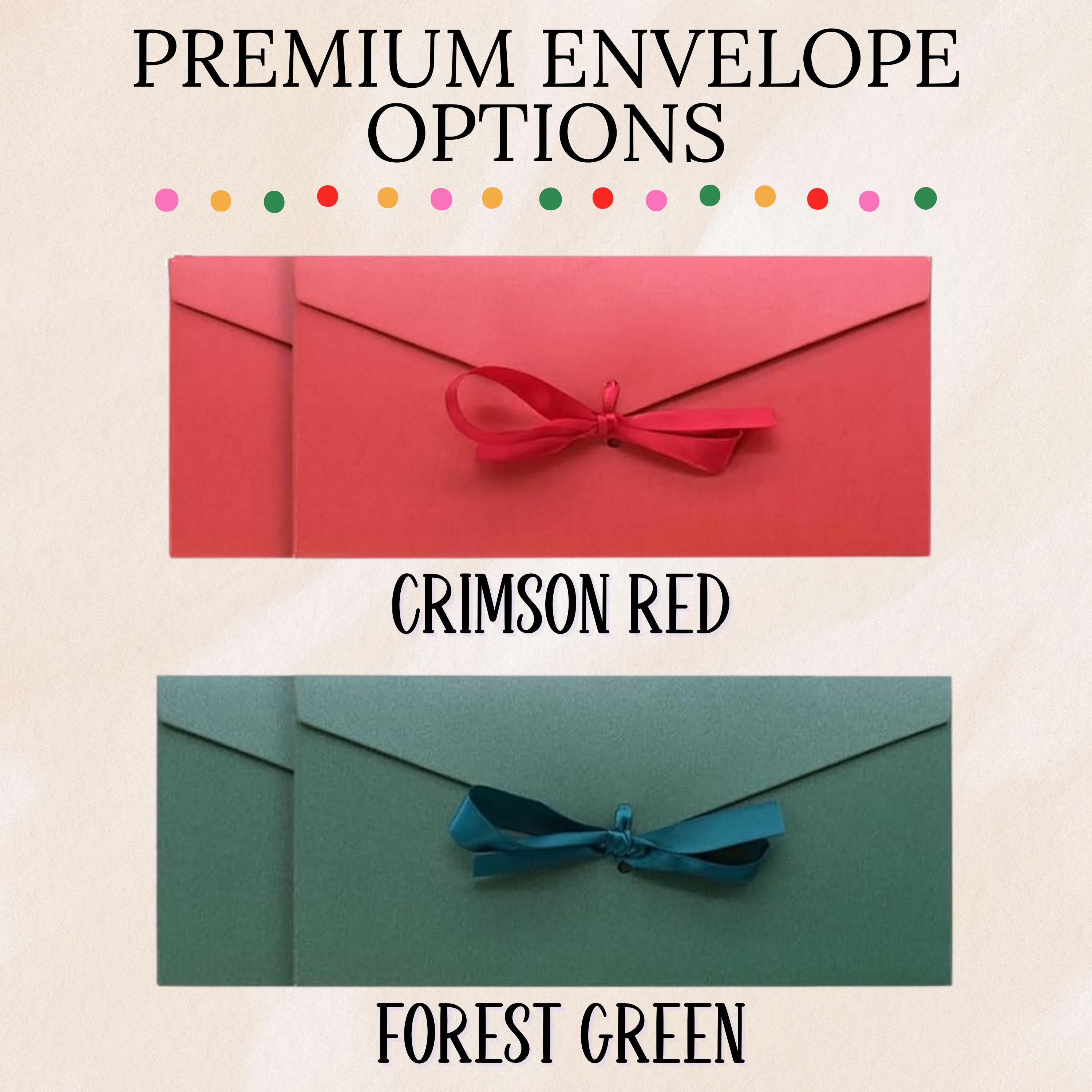 Personalized Merry Christmas Gift Voucher For Kids Christmas Scratch Off Surprise Reveal Holiday Theme Surprise Trip Reveal with Envelope