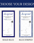 Personalized Travel Gift Voucher Scratch Off Ticket, Surprise Trip Vacation Reveal Experience, Scratch 6 for Destination Clues - CÔTIER BRAND