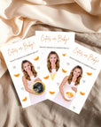 Custom Little Cutie Baby Shower Game Orange Baby Shower Gingham Cuties or Baby Shower Scratch Off Game Printed A Cutie Is On The Way