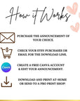 Travel Pregnancy Announcement Editable Pregnancy Announcement Plane Ticket Digital Boarding Pass Airline Ticket Pilot Pregnancy Announcement