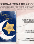 Over The Moon Baby Shower Game Personalized Moon and Stars Baby Shower Scratch Off Game Boho Celestial Baby Shower Boy Theme