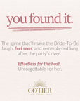 PRINTED She Picked A Good One Bridal Shower Game, Custom Applely Ever After Bridal Shower Scratch Off Game Who Picked the Apple? Red Striped - CÔTIER BRAND
