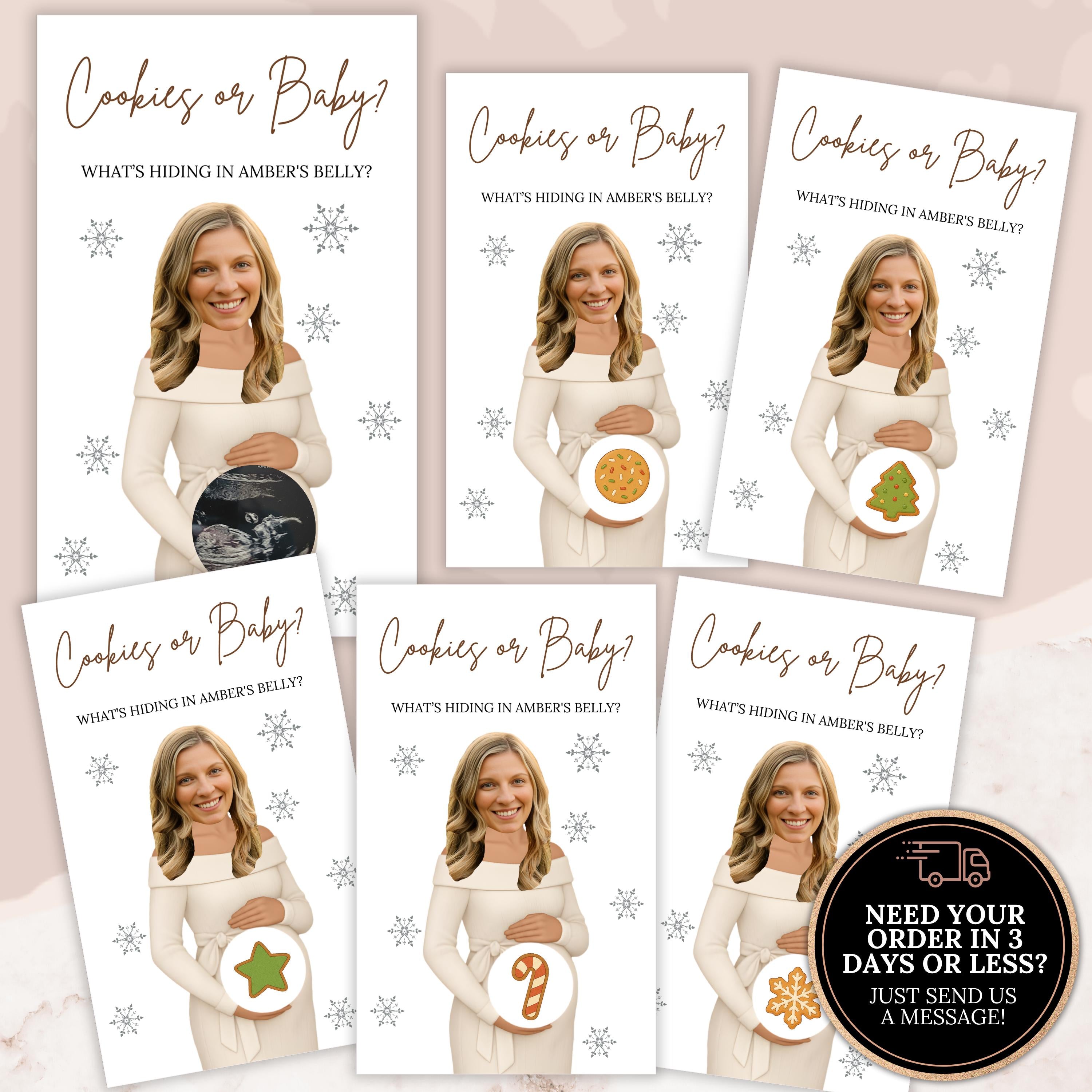 Custom Baby Shower Game Christmas Gender Neutral Baby Shower Scratch Off Game Holiday Baby Shower Game Its Cold Outside Baby Shower Boho