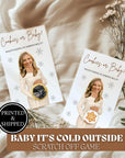 Custom Baby Shower Game Christmas Gender Neutral Baby Shower Scratch Off Game Holiday Baby Shower Game Its Cold Outside Baby Shower Boho - CÔTIER BRAND