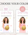 PRINTED + SHIPPED Valentine Baby Shower Game A Little Sweetheart Baby Shower Scratch Off Game Conversation Hearts Sweets or Baby? Custom