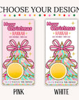 Personalized Christmas Gift Voucher For Daughter Mom Scratch Off Xmas Coupons Festive Coquette Bow Christmas Trip Reveal Scratch Off Teens - CÔTIER BRAND