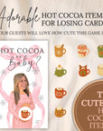 Personalized Baby It's Cold Outside Baby Shower Game Girl Winter Baby Shower Pink Christmas Themed Baby Shower Scratch Off Game Coquette Bow - CÔTIER BRAND