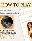 Custom A Little Honey Is On The Way Baby Shower Game Bumble Bee Baby Shower Scratch Off Game Honey or Baby? Mama To Bee Themed Neutral - CÔTIER BRAND