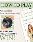 Little Sprout Baby Shower Game Neutral Locally Grown Baby Shower Scratch Off Game Sprouts or Baby Homegrown Theme - CÔTIER BRAND