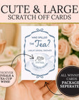Bridal Shower Game Tea Party Bridal Shower Scratch Off Game Who Spilled The Tea Themed Sage Green Wedding Shower Par-Tea Bride To Be TEA6