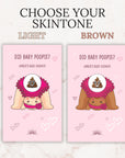 Funny Girl Baby Shower Scratch Off Game Cards Did Baby Poopie Baby Shower Game Ticket Scratcher Icebreaker Baby Girl Shower Party Activity