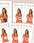 Personalized Baby Q Baby Shower Game Backyard BBQ Baby Shower Scratch Off Game BBQ or Baby Party Game Printed Coed Red Blue Gingham