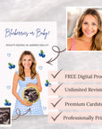 Blueberry Baby Shower Game Berry Sweet Boy Baby Shower Blueberries or Baby Someone Berry Sweet Is On The Way