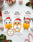 Custom Merry Christmas Gift Voucher For Kids Christmas Scratch Off Surprise Reveal Holiday Theme Personalized Christmas Card with Envelope - CÔTIER BRAND