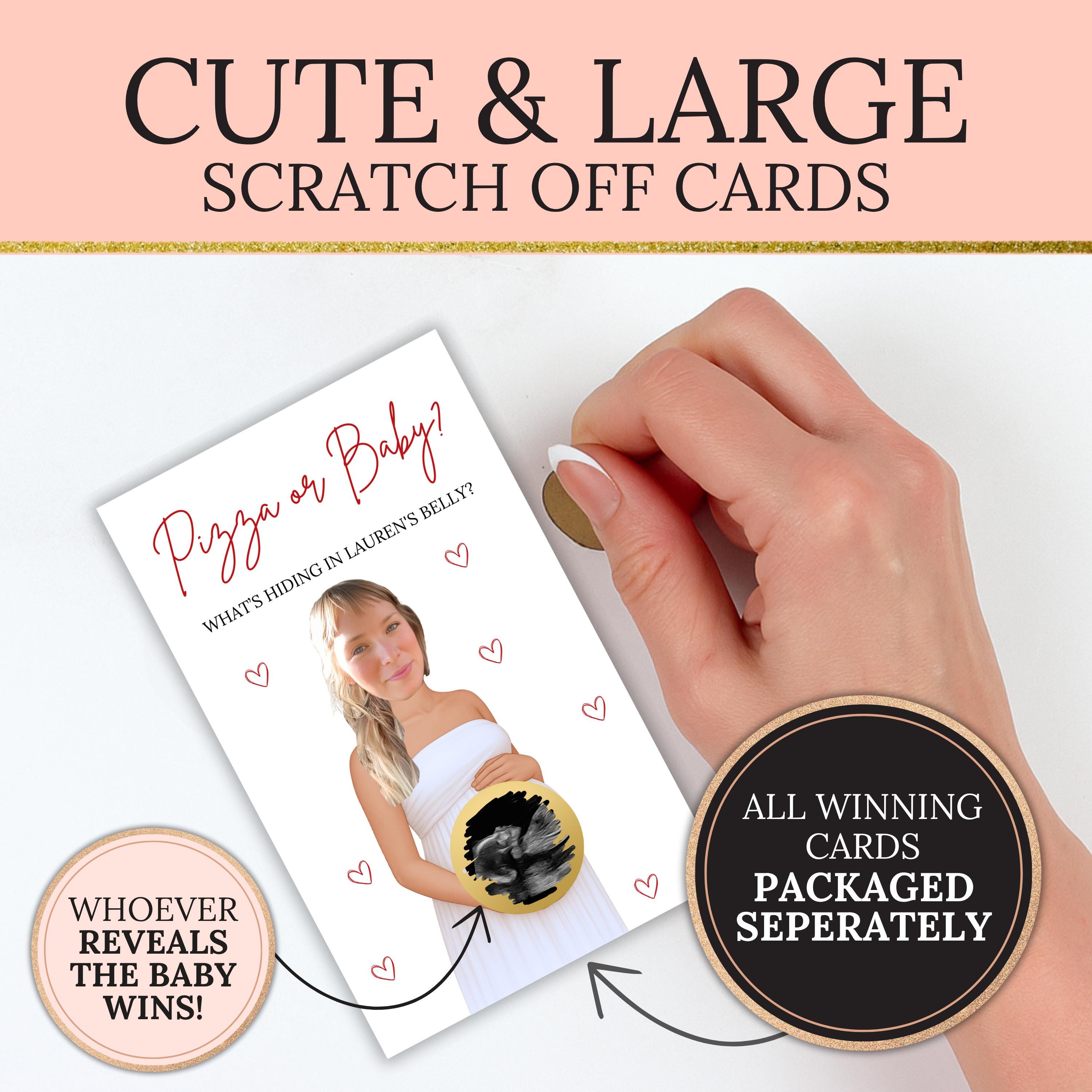 Special Delivery Baby Shower Game Pizza Baby Shower Scratch Off Game Pizza Themed Slice Slice Baby Ciao Bambino Italian Baby Shower Printed