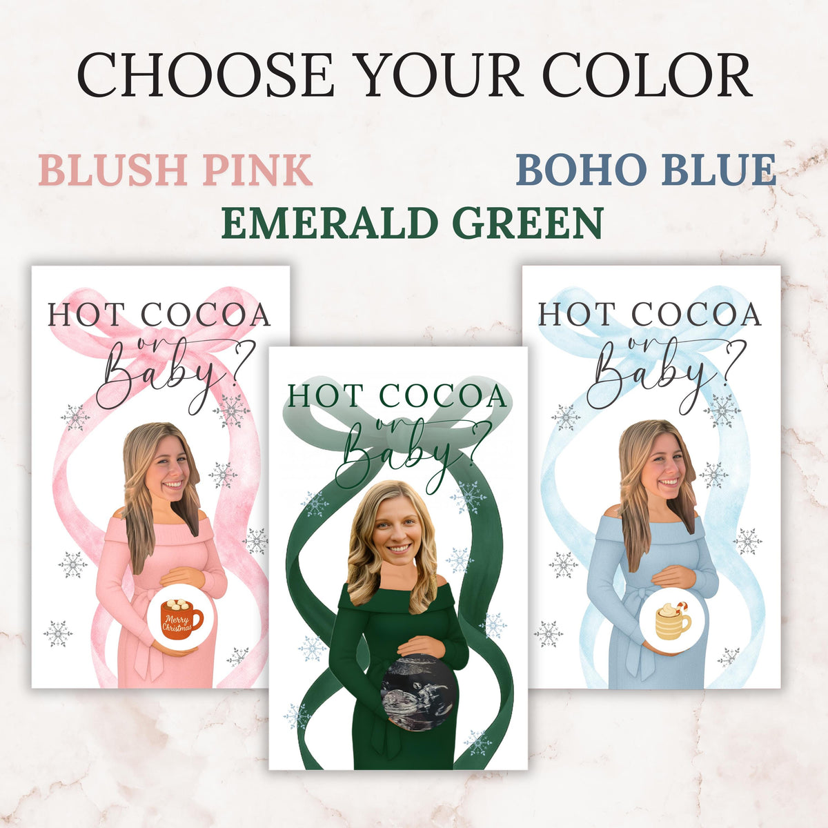 Personalized Baby It's Cold Outside Baby Shower Game Boy Winter Baby Shower Green Christmas Themed Baby Shower Scratch Off Game Coquette Bow - CÔTIER BRAND