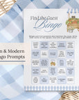 Blue Fresh Off The Market Bridal Shower Games Bundle, Guess The Dress, Would She Rather, He Said She Said, Bingo PRINTED + SHIPPED - CÔTIER BRAND