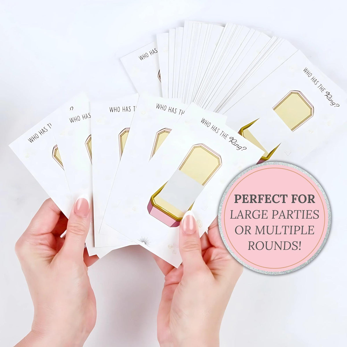 Funny Bridal Shower Scratch Off Game Cards Who Has The Ring Wedding Shower Scratch Off Game Icebreaker Bridal Shower Party Games Clean Hen - CÔTIER BRAND