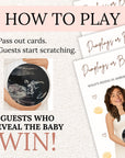 Baby Shower Game Bao Dumpling Baby Shower Scratch Off Game Little Dumpling or Baby Party Activity Kawaii Themed - CÔTIER BRAND