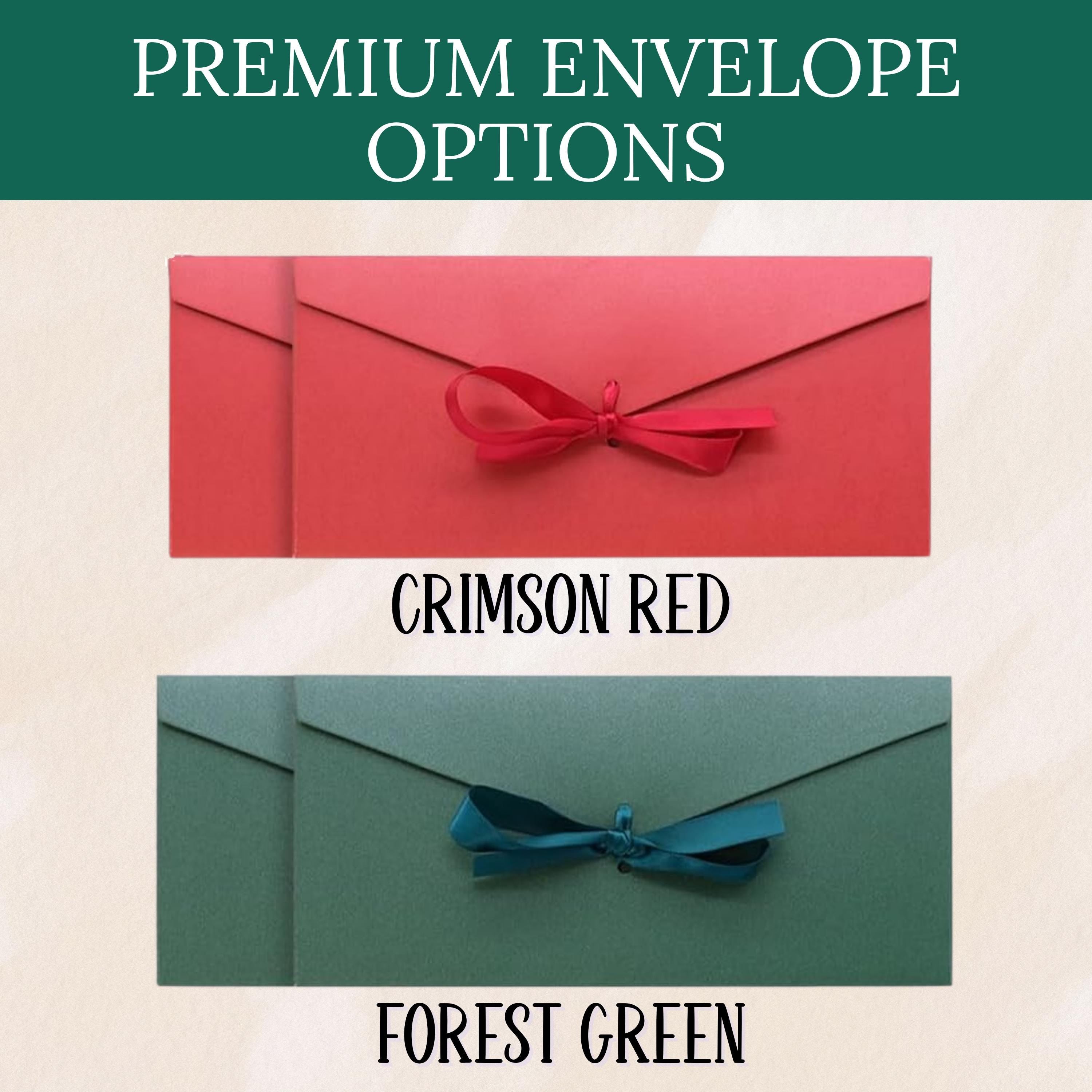 Custom Merry Christmas Gift Voucher For Kids Christmas Scratch Off Surprise Reveal Holiday Theme Personalized Christmas Card with Envelope