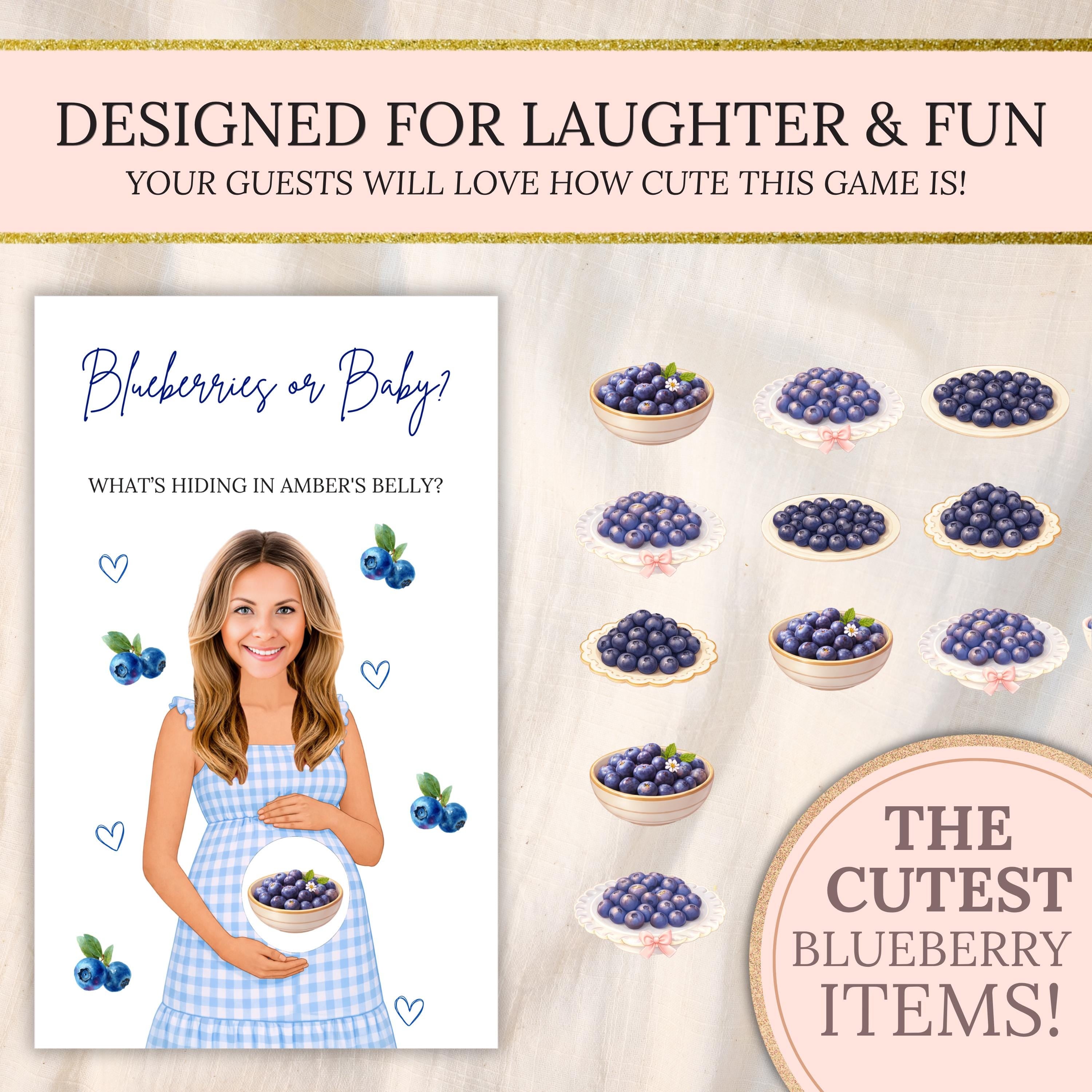 Blueberry Baby Shower Game Berry Sweet Boy Baby Shower Blueberries or Baby Someone Berry Sweet Is On The Way