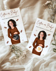 Coffee Themed Baby Shower Game Custom A Baby Is Brewing Baby Shower Scratch Off Game Coffee or Baby? Boho Cafe Bebe Baby Shower Game