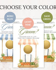 Pink Bridal Shower Game Fresh Off the Market Who Has Today's Groom Bridal Shower Scratch Off Game Farmer's Market Stand, PRINTED + SHIPPED - CÔTIER BRAND