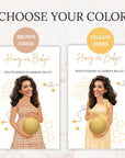 Custom A Little Honey Is On The Way Baby Shower Game Bumble Bee Baby Shower Scratch Off Game Honey or Baby? Mama To Bee Themed Neutral - CÔTIER BRAND