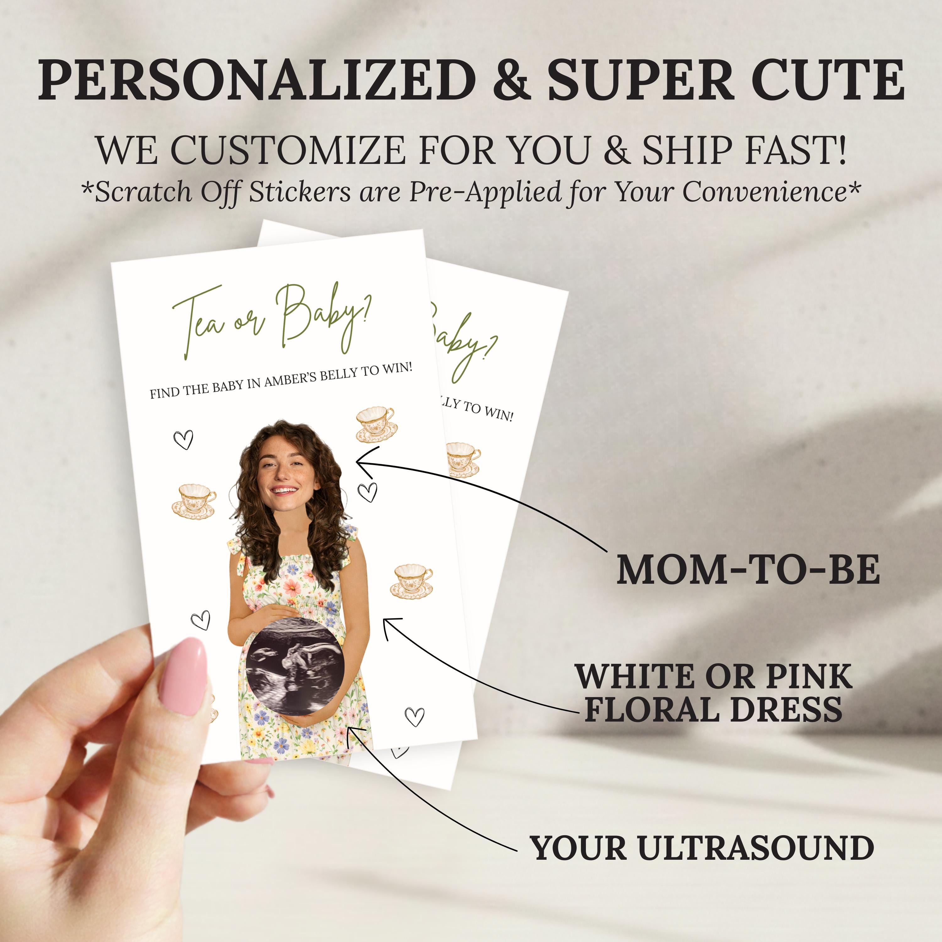 Personalized Tea Party Baby Shower Game A Baby Is Brewing Scratch Off Game Time For Tea With The Mom To Be Unique Printed Afternoon Tea Boho