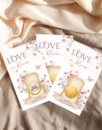 PRINTED + SHIPPED Love In Bloom Bridal Shower Game Watercolor Pink Wildflowers Butterfly Bridal Shower Theme Love In Bloom Who Has The Ring