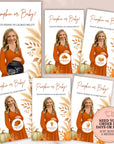 Custom Little Pumpkin Baby Shower Scratch Off Game Fall Pumpkin Themed Baby Shower Game Funny Fall In Love Activity Printed Boho Fun FALL01