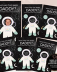 Space Baby Boy Baby Shower Game Outer Space Themed Scratch Off Game Celebrity Who Has The Baby Daddy Printed Houston We Have A Boy - CÔTIER BRAND